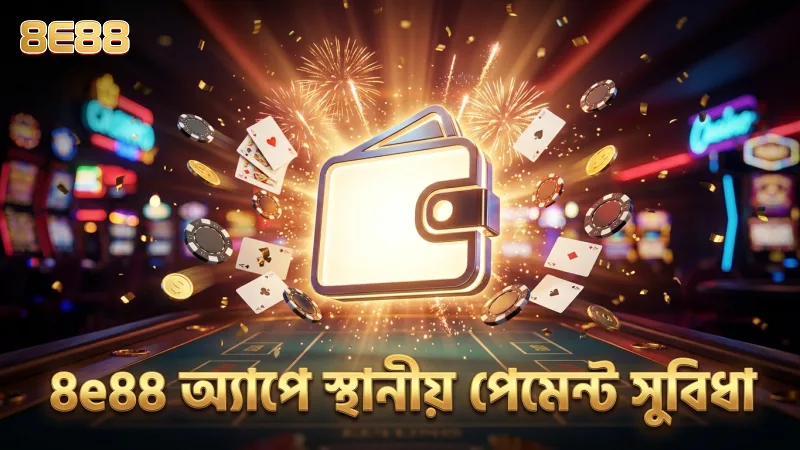 স্থানীয় পেমেন্ট অপশন ব্যবহার করে 8e88 অ্যাপ সেটআপ সহজ হয়