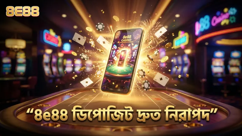 বিকাশ ও নগদে 8e88 ডিপোজিট দ্রুত এবং নির্ভরযোগ্য।