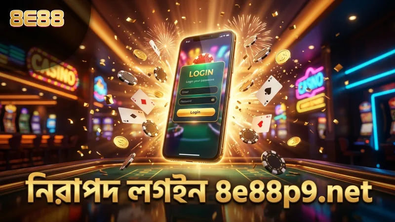 8e88p9.net থেকে নিরাপদ লগইন নিশ্চিত করে ব্যবহারকারী