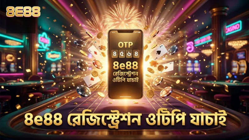 8e88 রেজিস্ট্রেশন ধাপে ওটিপি যাচাই জরুরি।