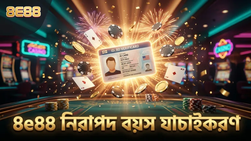 8e88 রেজিস্ট্রেশন নিরাপত্তার জন্য বয়স যাচাইকরণ বাধ্যতামূলক।