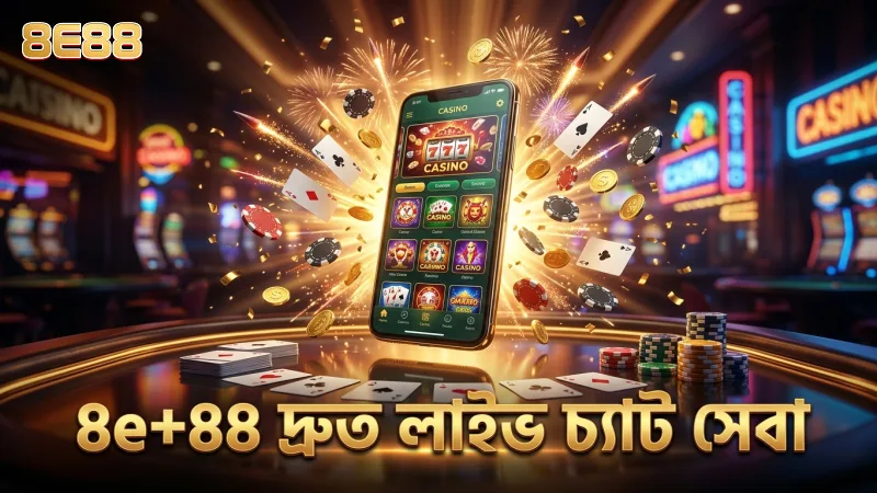 লাইভ চ্যাট মাধ্যমে 8e88 দ্রুত সাড়া দেয়