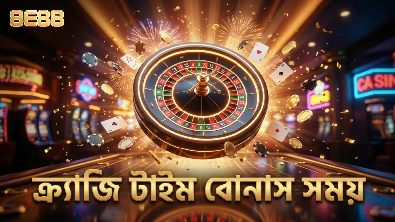 ১০০+ স্পিন পর্যবেক্ষণে ক্র্যাজি টাইম বোনাসের গড় সময় নির্ধারণ।