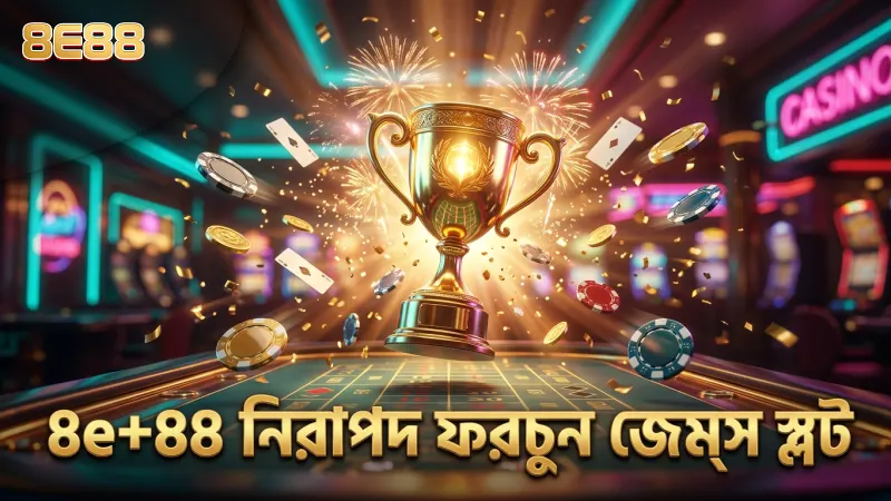 8e88 প্ল্যাটফর্মে ফরচুন জেম্স স্লট নিরাপদ ও বিশ্বাসযোগ্য।