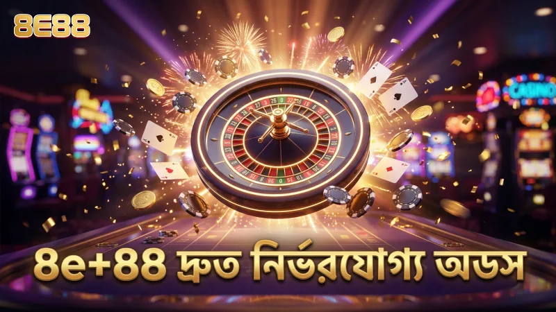 8e88 প্ল্যাটফর্মে দ্রুত এবং নির্ভরযোগ্য বেটিং অডস পাওয়া যায়