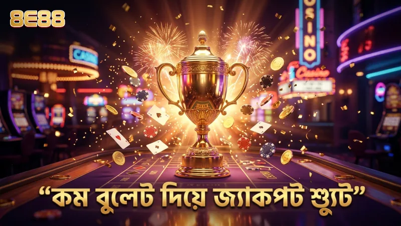 জ্যাকপট মাছ শ্যুট করতে কম বুলেট ব্যবহার করুন মনোযোগ দিয়ে