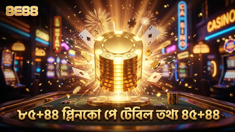 8e88 এর পে-টেবিল ডেটা প্লিনকো গেমের রিস্ক বুঝতে সাহায্য করে