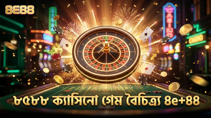 8e88 ক্যাসিনোর বিভিন্ন গেম ক্যাটাগরি ও বৈশিষ্ট্য তুলে ধরা হয়েছে